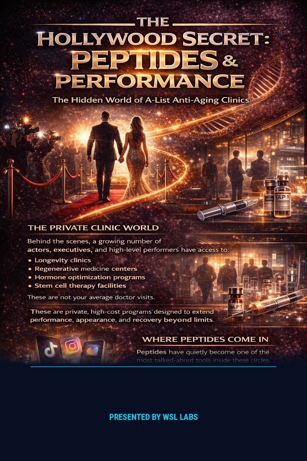 The Hollywood Secret: Peptides & Performance
